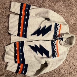GOAT GAP kids size 10 zip sweater